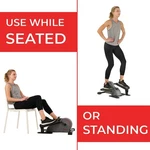 Sunny Health & Fitness Sitting Stand Under Desk Portable Elliptical Machine. Fixed Price $139.99.