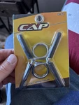 Cap Barbell Dumbbell 1" Inch Chrome Spring Clip Collar Set Of 2 Brand New RC-06A. Fixed Price $5.55.