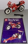 Lego 8422 Technic Model Circuit Shock Racer Set With Manual Riding Cycle Motor. Fixed Price $45.00.