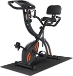 Foldable Exercise Bike Sportneer 4 In 1 With Arm Resistance Band Floor Mat. Fixed Price $263.10.