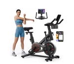 Merach Stationary Exercise Bike Indoor Cycling Quiet Belt Drive 300LB Capac. Fixed Price $229.99.