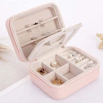 Color: Gray - Cool Jewels Palm Sized Compact Jewelry Box. Fixed Price $30.77.