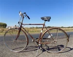 Chicago Schwinn Bicycle, Brown Speed World Tourist Bike, Serial# 2006343. Fixed Price $299.00.