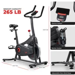 Smart Adjustable Seat Magnetic Cycling Exercise Bike Stationary Bicycle Indoor. Fixed Price $299.99.