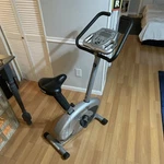Proteus PEC-4255 Upright Magnetic Exercise Bike, Adjustable Seat, Console. Fixed Price $100.00.