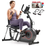 16 Level Smart Recumbent Bike Magnetic Full Body Workout Band Adjustable Seat. Fixed Price $369.99.