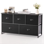 5 3-TIER Drawers Dresser Tv Stand Rustproof Metal Frame Mdf Panel For Bedroom. Fixed Price $54.99.