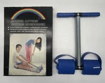 Vintage Spring Action Rowing Exerciser Fitness Pedal Trainer Box 1970. Fixed Price $19.99.