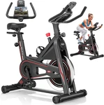 Exercise Bike, Classic Brake Pad Pro Stationary For Home With 330 Lb Capac. Fixed Price $291.99.