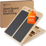 Adjustable Slant Board For Calf Stretching, Wooden Portable Stretcher, Foldable. Fixed Price $48.99.