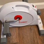 Sunny Health Fitness Mini Exercise Bike Magnetic Timer Speedometer White. Fixed Price $62.50.