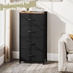 4-DRAWER Fabric Dresser, Large Storage Organizer For&closet, Steel Frame&handles. Fixed Price $51.96.