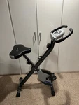 Stamina Cardio Folding Exercise Bike With Heart Rate Sensors And Extra Wide Padd. Fixed Price $65.00.