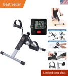 Brand New Foldable Under Desk Bike Portable Arm Leg Pedal Exerciser. Fixed Price $50.99.
