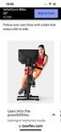 Bowflex Velocore Exercise Bike 22" Touch Screen Bundle Upgraded Comfort Seat. Fixed Price $1000.00.