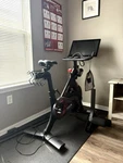 Peloton Aerobic Training Cycle Exercise Bike Touchscreen Magnetic Black Red. Fixed Price $300.00.