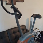 Marcy Upright Exercise Bike Adjustable Seat Magnetic Resistance Gray Orange. Fixed Price $299.99.