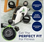 Deskcycle 2 Under Bike Pedal Exerciser With Adjustable Leg - White. Fixed Price $119.00.