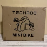 Techmoo Mini Bike Under-desk Portable Exercise White. Fixed Price $50.00.
