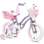 Kids Bike 12 Inch Girls Toddler Training Wheels Basket Purple Glerc 2-4 Petal. Fixed Price $179.99.