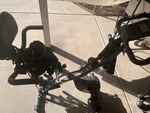Barwing Upright Magnetic Exercise Bike Gray/black, Lcd Display, Resistance Bands. Fixed Price $25.00.