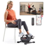 Sunny Health & Fitness Smart Motorized Mini Exercise Bike With 18 Speed Levels. Fixed Price $149.99.
