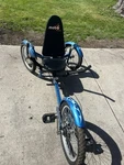 Mobo Triton Pro 20" The Ultimate Three Wheeled Cruiser - Blue. Fixed Price $300.00.