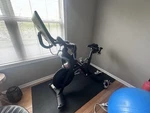 Peloton Bike Indoor Cycling Touchscreen, Magnetic Resistance, Black. Fixed Price $200.00.