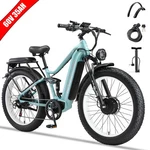 Peak 6000W Dual Motor 45MPH Built-in Batter 60V/35AH Electric Mountain Bike Us. Fixed Price $1599.20.