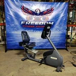 Precor Rbk 685 Recumbent Bike W/ P82 Console. Fixed Price $2070.00.