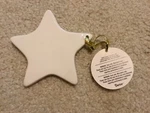 Personalized Christmas Ornament Darice White Star Porcelain Pick Names More. Fixed Price $6.00.