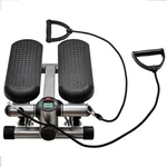 New: Balancefrom Mini Stepper W/ Resistance Bands, 300 Lb Capacity, Black. Fixed Price $45.00.
