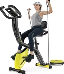 Folding Exercise X-bike Magnetic Stationary Cardio Home Workout. Fixed Price $145.99.