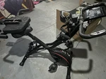 Pleny Upright Exercise Bike, Heart Rate Monitor, Adjustable Seat, Magnetic. Fixed Price $130.00.