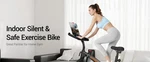 Cursor Fitness Recumbent Exercise Bike, Quiet Stationary - Black/orange. Fixed Price $275.94.