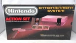 Nintendo Nes Action Set Empty Box Gray Zapper Only Original Vintage 1988. Fixed Price $85.00.