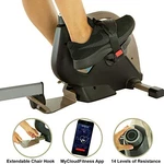 Exerpeutic Bluetooth Under Desk Exercise Bike With Extendable Chair Hook - Gold. Fixed Price $128.99.