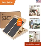 Athletes Calf Stretcher Board - Adjustable Wooden Incline 16 X. Fixed Price $50.87.