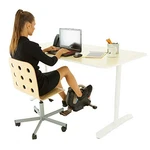Exerpeutic Bluetooth Under Desk Exercise Bike With Extendable Chair Hook - Gold. Fixed Price $130.28.