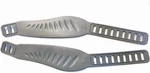 Life Fitness Compatible Aftermarket Stationary Bikes Long Gray Pedal Straps (2. Fixed Price $27.99.