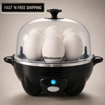 Elite Gourmet Rapid Egg Cooker 7 Boiler Poacher Omelet Maker Black. Fixed Price $28.99.