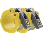 Lock-jaw Barbell Weightlifting Collars Oly Use W/2" 50MM Bars Only Yellow. Fixed Price $12.46.