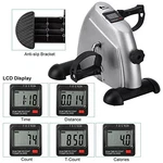Himaly Mini Exercise Bike Under Desk Pedal Machine - Silver. Fixed Price $46.55.