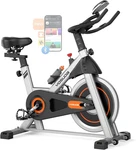 Exercise Bike, Brake Pad Stationary For Home With Exclusive App, Magnetic. Fixed Price $323.99.