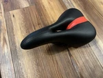 Schwinn Nautilus Indoor Red/black Bike Saddle Seat Nice. Fixed Price $18.00.