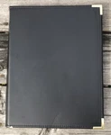 Stafford Leather Folder Polio Action Note Center Pad Travel Business Office Usa. Fixed Price $24.00.