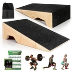 Squat Wedge Block, 2 Pcs Non-slip Wooden For Heel Elevation & Wei.... Fixed Price $33.48.
