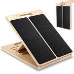 Wooden Slant Board For Calf Stretching Adjustable Incline Squa. Fixed Price $31.02.