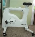Flexispot V9U Under Desk Exercise Bike Chair White Compact Local Pick Up Only. Fixed Price $225.00.