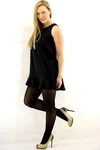 Small Diamond Patterned Opaque Control Top Body Shaper Tights S/m, M/l. Fixed Price $6.31.